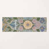 フローラ万華鏡のように千変万化するパターン パーソナライズされた ヨガマット (正面(横))