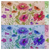 フローラ万華鏡のように千変万化するパターン ファブリック (見本)