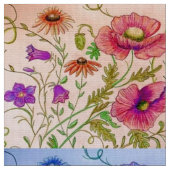 フローラ万華鏡のように千変万化するパターン ファブリック (クローズアップ)