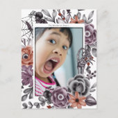 フローラ不気味ハロウィーン誕生日パーティー写真 ポストカード (正面)