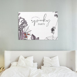 フローラ不気味ハロウィーン誕生日パーティー ポスター