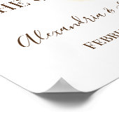 フローラ両側のサインを結婚選ぶ ポスター (角)