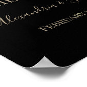 フローラ両側のサインを結婚選ぶ ポスター (角)