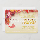 フローラ中国の金ゴールド紙カットラット2020パーティーC (裏面)