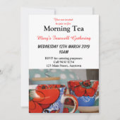 フローラ中国カップモーニングアフターンティーカスタマイズ 招待状 (正面)