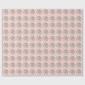 フローラ中国プレート ラッピングペーパー (フラット)