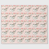 フローラ乳牛ガールファームテーマ包装紙 ラッピングペーパー (フラット)