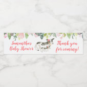 フローラ乳牛ガールファーム水ボトルラベル ペットボトルラベル (シングルラベル)