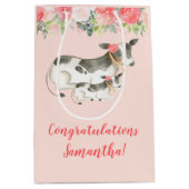 フローラ乳牛Any大事な行事抱き枕 ミディアムペーパーバッグ (正面)