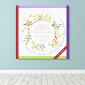 フローラ予測できな名+イェーラトゾンチャラブラチャ キャンバスプリント (インサイチュ (ウッドフロア))