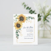 フローラ予算ひまわりユーカリ日付を保存 (スタンド正面)