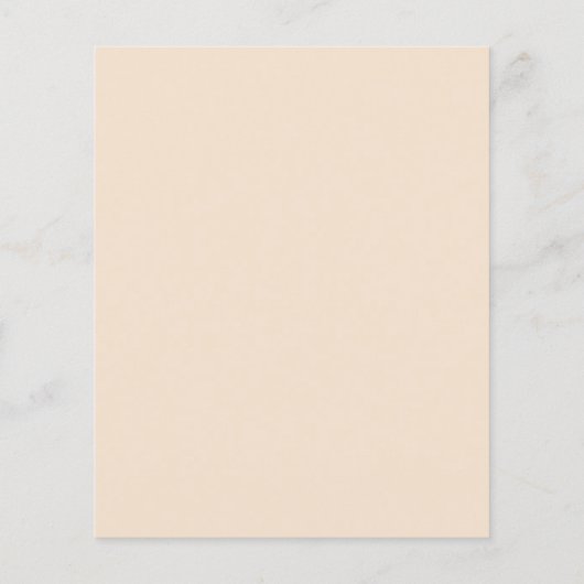 フローラ予算秋ブライダルシャワー招待 (裏面)