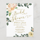フローラ予算秋ブライダルシャワー招待 (正面)