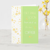 フローラ事業がグループカードからすぐに回復する カード (黄色い花)