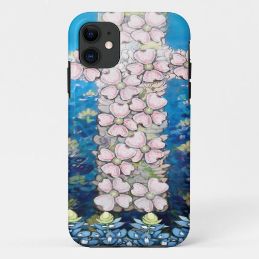 フローラ交差 Case-Mate iPhoneケース (裏面)