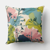 フローラ交響曲：映画のベクトルパターン クッション (裏面)