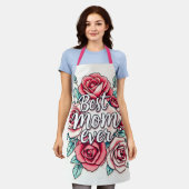 フローラ人気があるラグジュアリーギフトコレクション エプロン (着用した状態)