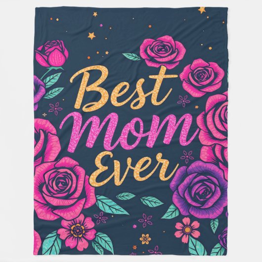 フローラ人気があるラグジュアリーギフトコレクション フリースブランケット (正面)