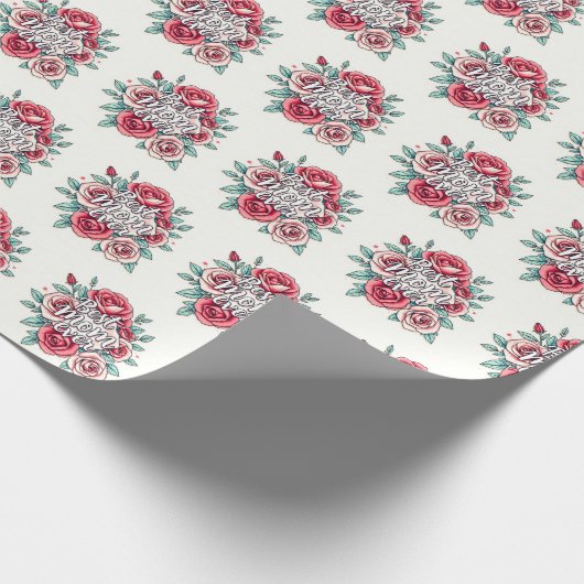 フローラ人気があるラグジュアリーギフトコレクション ラッピングペーパー (角)