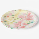 フローラ付きサンゴ ペーパープレート (アングル)