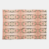 フローラ付きティータオエレガントルデザイン キッチンタオル (横)