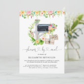 フローラ仮想ブライダルシャワー(メール別)招待状 招待状 (スタンド正面)