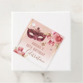 フローラ仮装ピンクハッピー15誕生日 フェイバータグ (インサイチュ)