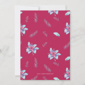 フローラ休日/クリスマスパーティの招待状 招待状 (裏面)