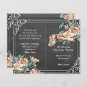 フローラ会社の結婚式場 (正面/裏面)