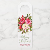 フローラ会社クリスマス ボトルネックタグ (正面)