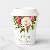 フローラ会社クリスマス 紙コップ (裏面)