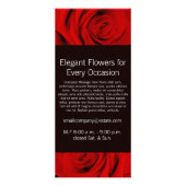 フローラ会社FloristrRedバララックカード ラックカード (裏面)