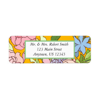 フローラ住所 シールカスタマイズのパーソナライズ ラベル