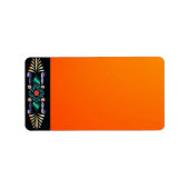 フローラ住所 シール (正面)