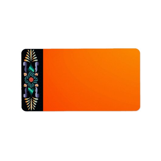 フローラ住所 シール (正面)