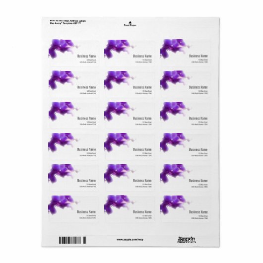 フローラ住所 シール (フルシート)