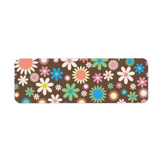 フローラ住所 シール (正面)