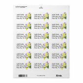 フローラ住所 シール (フルシート)