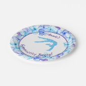 フローラ体操紙プレート ペーパープレート (アングル)