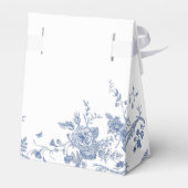 フローラ何か青いブライダルシャワー フェイバーボックス (裏面サイド)