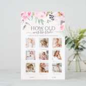 フローラ何歳の花嫁ブライダルシャワーゲーム (スタンド正面)