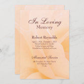 フローラ供養 招待状 (正面/裏面)