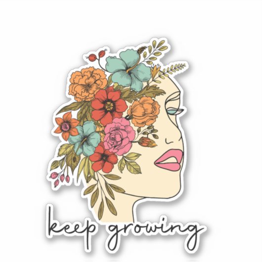 フローラ保の前向き精神衛生 シール (正面)