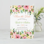 フローラ保存日付招待状 セーブザデート (スタンド正面)