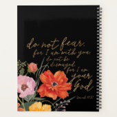 フローラ信仰 – 心配するな、私はあなたと一緒だから プランナー手帳 (裏面)