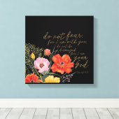 フローラ信仰 – 恐れるな、わたしはあなたと共にいるからだ キャンバスプリント (インサイチュ (ウッドフロア))