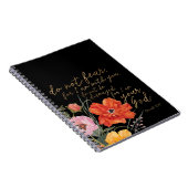 フローラ信仰 – 恐れるな、わたしはあなたと共にいるからだ ノートブック (右側)