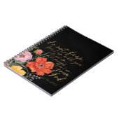 フローラ信仰 – 恐れるな、わたしはあなたと共にいるからだ ノートブック (左側)