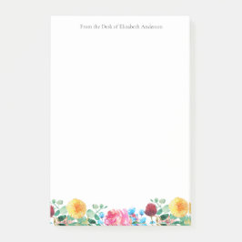 フローラ個人ビジネスピンクレッドブルーイエロー ポストイット