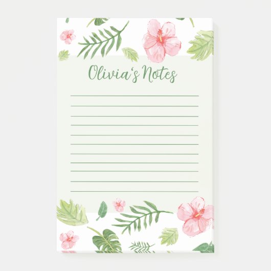 フローラ個人メモ ポストイット (正面)